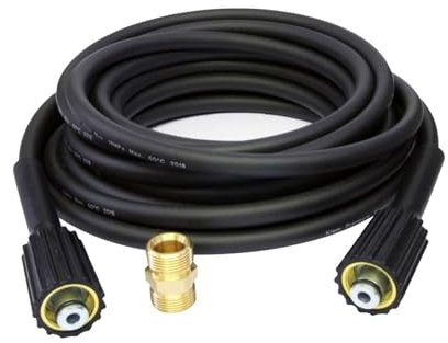 JISADER Ensemble de Lavage Haute Pression pour Nettoyer Vos Espaces Extérieurs, 20M