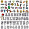 JSTHHTT 72 Stück Schuh Charms aus PVC, Fußball Schuh Charms, Schuhanhänger Decoration, Schuhanstecker, Sport Charme Schuhdekoration, für Jugendliche, Jungen und Männer