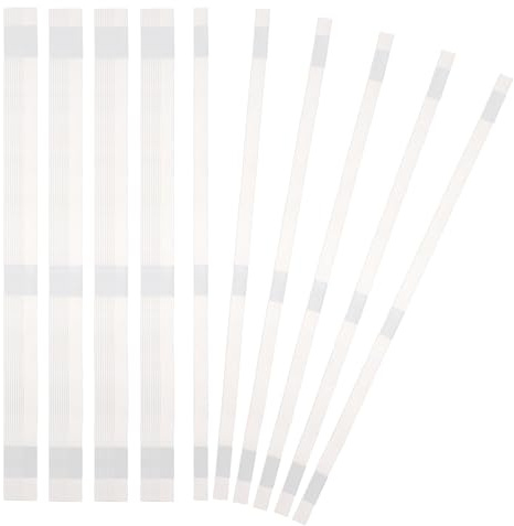 PATIKIL 50 Bandes De Colle Thermofusible Pour Reliure De Livres, 11.2 Pouces 9mm Bandes De Résine Thermofusible Pour Réparation De Livres Reliure Albums Photos Fichiers