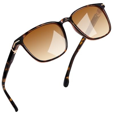 Joopin Alta Gama Gafas de Sol Polarizadas de Acetato Mujer y Hombre Naranja