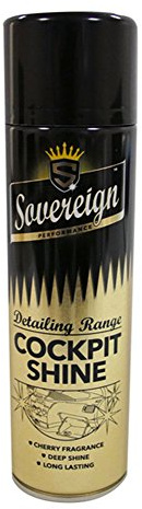Sovereign Cockpit Shine Dashboard Cleaner & Polish 500ML Can