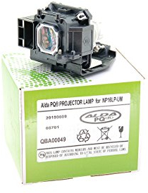 Alda PQ-Premium, Lámpara de proyector Compatible con NP16LP-UM, 100013229 para NEC UM280W, UM280WI, UM280X, UM280XI Proyectores, lámpara con Carcasa