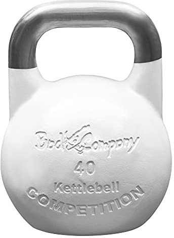 Bad Company Competition Kettlebell I Kugelhantel aus Stahl I Schwunghantel Workout in verschiedenen Gewichtsstufen I 40 kg