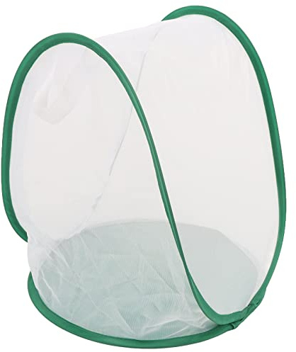 Butterfly, Up Monarch Butterfly Enclosure Clear Cage Terrarium with Handle, 13.2 x 13 x 14.4in