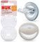 NUK MommyFeel Babyschnuller | 0−9 Monate | stillfreundliche Sauger | BPA-freies Silikon | Jeans & Greige | 2 Stück