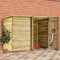 Gartenhaus, 232 x 110 x 170 cm, Kiefernholz, imprägniert, Gartenmöbel für den Außenbereich, für Garten, Innenbereich, Möbel im einfachen Stil, Zuhause, Geschäft