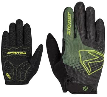 Ziener Kinder Colo Long Fahrrad/Mountainbike/Radsport-Handschuhe | Langfinger - atmungsaktiv,dämpfend, Crocodile, XL