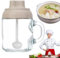 Frasco de sal transparente con tapa y cuchara - Contenedor de sal | Suministros para el hogar y el jardín para cocinar mesa de comedor para cocinar al aire libre hogar de baño | Contenedores de pa