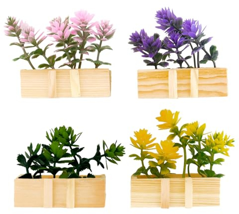 CHAOTEMAI 4 Piezas Imanes Nevera con Plantas en Maceta Imanes Personalizados Nevera Manualidades Creativas Iman Neveras para Refrigeradores Pizarras Blancas Archivadores y Armarios (Orquídeas)