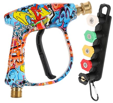 Ylnailky Accessorio per Idropulitrice | Adattatore Irrigazione Esterno Portatile | Regolabile Ergonomica Per Giardino, Pavimentazione, Garage, Esterni