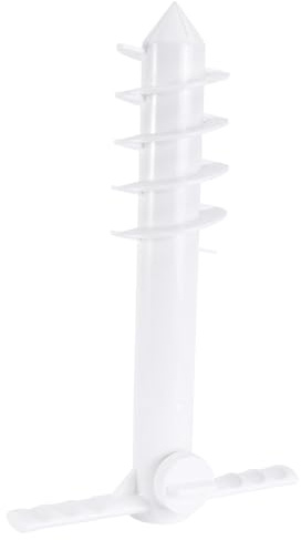 Homoyoyo Fixation de Parasol de Plage en ABS Résistant Vis de Fixation sans Outils pour Sable et Pelouse Support Stable Anti-Vent pour Parasol de Jardin et Camping