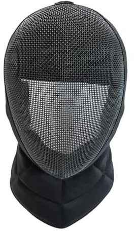 Fecht-Degenmaske Atmungsaktive stichfeste Gesichtsmaske Sportzubehör, Xs