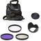 Set di accessori per fotocamera Canon EOS 250D,Rebel SL3 con obiettivo Canon EF-S da 18 a 55 mm inclusa borsa a tracolla, set di filtri FLD CPL UV, paraluce obiettivo, copriobiettivo, penna di pulizia