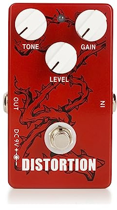 gitarreffekter Distortion Gitarreffektpedal Elgitarrdelar Och Tillbehör Med True Bypass-design