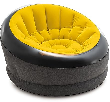 Intex Empire Inflatable Chair Yellow 44 X 43 X 27