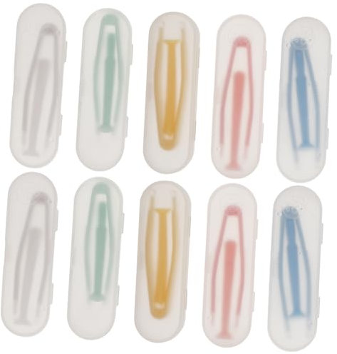 HAWILLOSCH 5sätze Kontaktlinsen Pinzette Werkzeug Zum Entfernen Und Einsetzen Von Kontaktlinsen Sauberer Verwendung Von Fingern Für Kurzsichtige