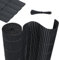 HENGMEI Brise-vue en PVC - Imperméable - Avec serre-câbles - Lamelles renforcées - Protection contre les regards indiscrets - Clôture en PVC opaque - 200 x 400 cm - Anthracite