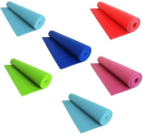 Yasta 6 Pezzi Tappetino Palestra Yoga Pilates 4mm Tappeto Ginnastica Allenamento Fitness Sport Materassino EVA Antiscivolo Per Palestra Ed Esercizi Fai Da Te Casa