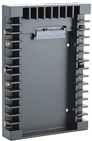 lyrlody Festplattenadapter 2,5 auf 3,5 Zoll Halterung für HDD/SSD mit Belüftung und Offenem Design für Schrank und Externen Speicher