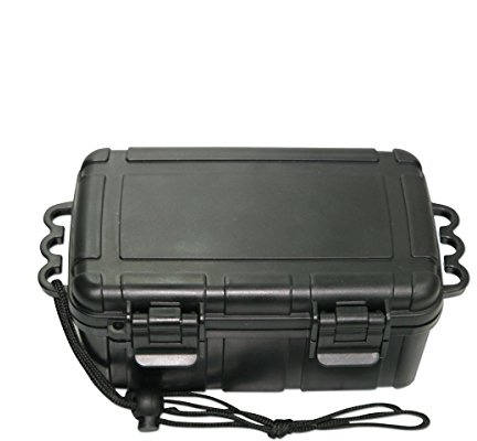 MFH Plastic Waterproof Storage Box 16.5x12x7.5cm Black