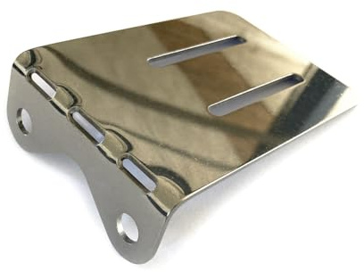 50ccm Edelstahl Halter für Versicherungskennzeichen UNIVERSAL Nummernschildhalter Kennzeichenhalter für Roller und Mopeds