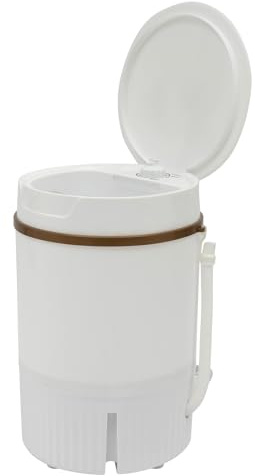 Liten tvättmaskin 4,5 l, minitvättmaskin med centrifugering och antibakteriell blåljusfunktion, camping resetvättmaskin för underkläder, baby och små underkläder