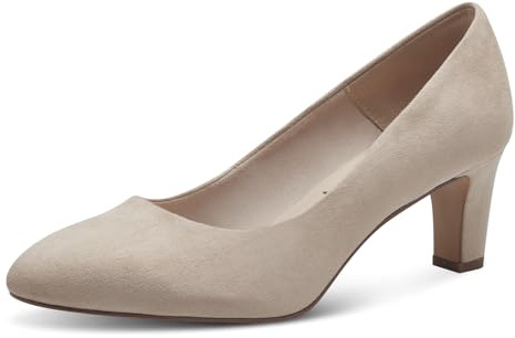 Tamaris Damen Klassische Pumps, Frauen Pumps,TOUCHit-Fußbett,klassisch,Nieten,Schleifen,Strass-Steine,schwarz,braun,blau,grau,Ivory,42 EU