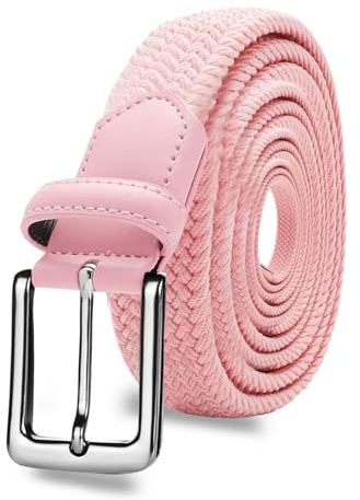 AXKAL Elastic Golf Belt Braided Unisex Men Women | Comfortable Stretch for Easy Movement, Multiple Color Choices, Flexible Fit Throughout the Day, Ideal for Golf Casual Wear