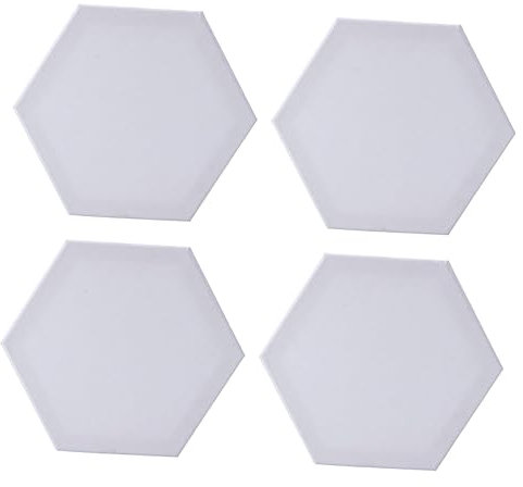 KALLORY Ölgemälde-bretter Feine Details 4 Stück Sechseckige Baumwollbretter Für Künstler