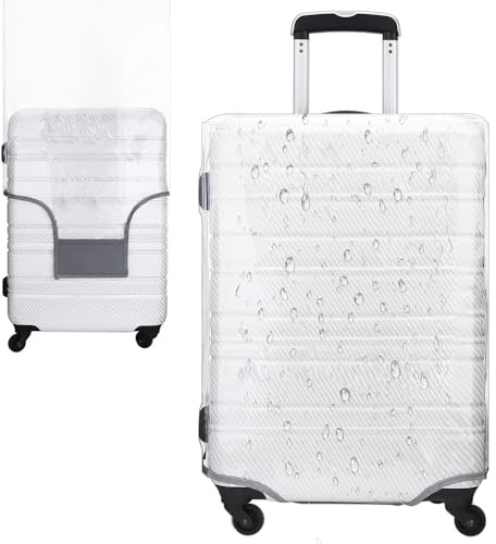 JIZZU Coperture Grande Per Valigie, Coprivaligia In Pvc Trasparente