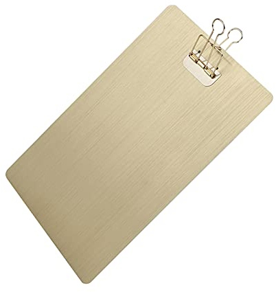Haofy Planche à Pinces en Métal Antirouille et Résistante à L'usure pour écrire et Dessiner, Dossier de Presse-papiers de 12,5 X 8,5 Pouces pour les Soins Infirmiers, Planche à Dessin en Métal en