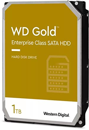 Western Digital HDD Gold 1 TB SATA 128 MB 3.5 Inch