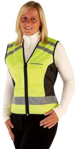 HyViz Waistcoat - Please Pass Wide & Slow Yellow/Black Medium