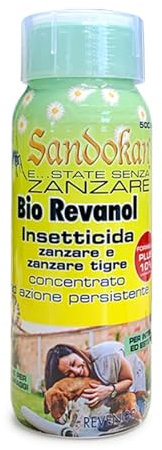 Insetticida Concentrato Abbattente B Revanol 500ml contro Zanzare Insetti Molesti e Volanti e Striscianti Zanzara Tigre Insetti Molesti per Giardini Prati e Siepi
