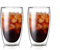 SCJHMY Double Wall Insulated Glasses Mugs (Set of 2),Coffee Mugs,Tea Cups,Drinking Glassware for Cold or Hot Drinks (450ML)