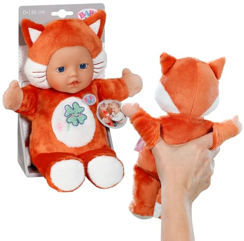 BABY born pour bébés Renard, poupée Douce de 26 cm avec Petites Oreilles et Poches pour Les Doigts, pour Nouveau-né, 836606 Zapf Creation