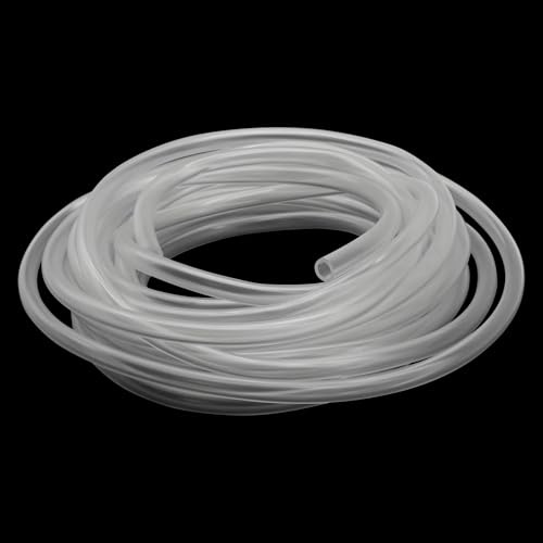 iMeistek 5 m PVC genomskinligt slangrör, 4 mm ID x 6 mm OD plast flexibelt PVC-vinylrörsrör för vatten och luftslangar