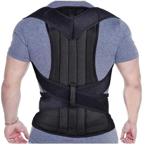 Grande Taille XS À 5XL Correcteur De Posture Pour Un Soutien Complet Du Dos Hommes Et Femmes Corset Lombaire Étudiants Et Adolescents Appareil De Maintien De La Posture(5XL)