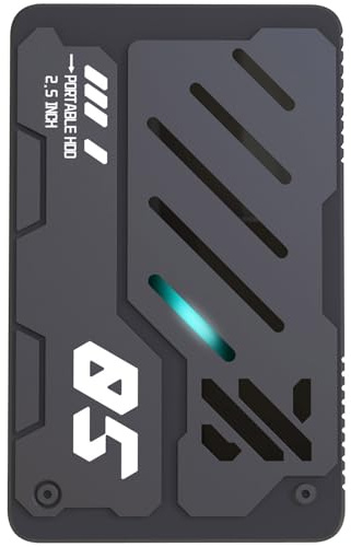 pumpumlia Hard disk esterno sottile USB3.0 da 2,5 pollici con 160G/250G/320G/500G/750G/1TB Opzione di archiviazione Trasferimento dati ad alta velocità Unità esterna