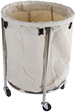 Regal-Service-Auto, verdickter zylindrischer Becher aus Edelstahl, Hotel/Hotel/Zimmerreinigung des Autos, Trolley, Arbeitswagen (S) (Beige S)