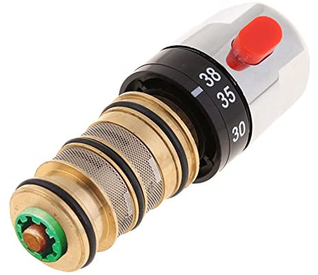 Messing Thermostat Mischbatterie Bad Wasserhahn Temperatur Mischbatterie Steuerung Thermostatarmatur Heimwerker