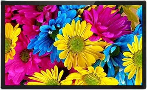 ININOSNP Cornice per Foto digitali Cornice Digitale for Foto, Album Fotografico elettronico da 24 Pollici, Lettore pubblicitario HD 1080P, Touch Screen