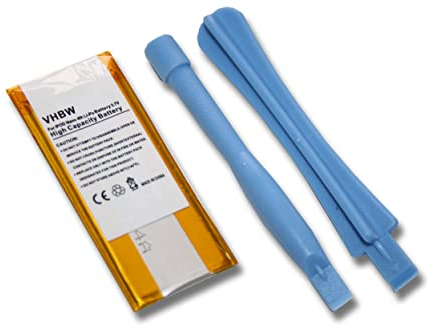 vhbw 1x Batterie Compatible avec Apple iPod Nano 4G, 4.Generation 8GB, Generation 4 Lecteur de Musique MP3 (230mAh, 3,7V, Li-polymère)