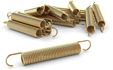 Trampolin Ersatzfeder-Set von 12 Federn, ca. 165 mm Zugfeder-Länge, Sprungfeder extra verstärkt und Lange haltbar passend für Ampel 24 Trampolin