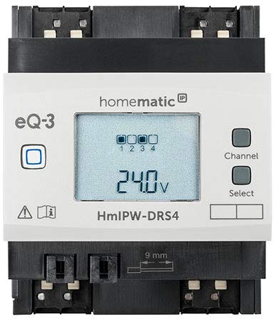 Homematic IP Wired 4-fach-Schaltaktor HmIPW-DRS4