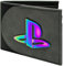 Original Hardware PS5 Triangle Square Iconic Iridescent Metal Emblem Wallet Bi-Fold ID & Card Holder, Grey
