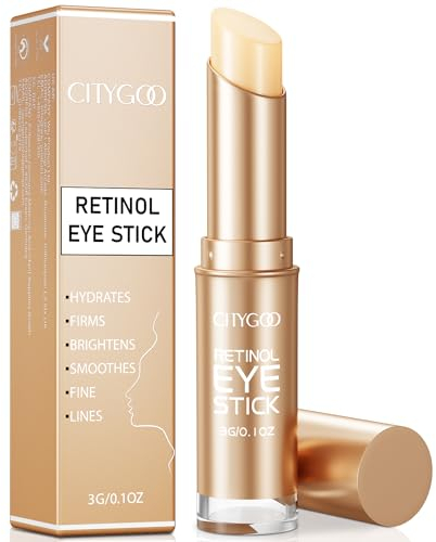 Retinol Eye Stick With Collagen, Hyaluronic Acid For Dark Circle, Wrinkles in 3-4 Weeks, Under Eye Cream Anti Aging, For Puffiness and Bags Reduces Fine Lines