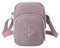 FAVORTALK Crossbody Bag Damen Klein Nylon - Damen Umhängetasche Violett Messengertaschen Wasserdicht Schultertasche für Frauen unter 7 Zoll - B00114