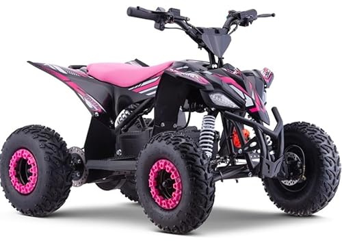Mini Quad ELÉCTRICO 1300W, niños de 4 hasta 14 años, Rosa