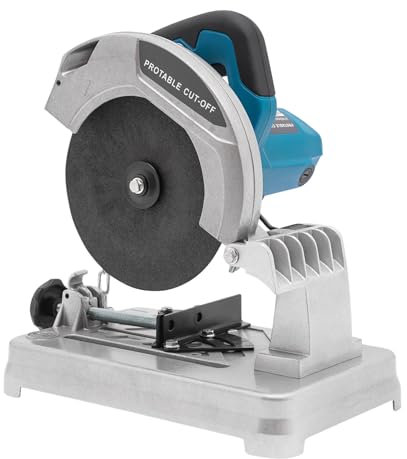 Ecoggeder Scie radiale à onglet - 1200 W - 5200 tr/min - Angle de coupe 0-45° - Pour couper le bois, l'acier, les murs